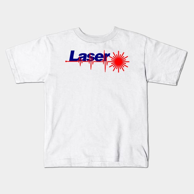 Laser sailing logo Kids T-Shirt by Regatta Merch